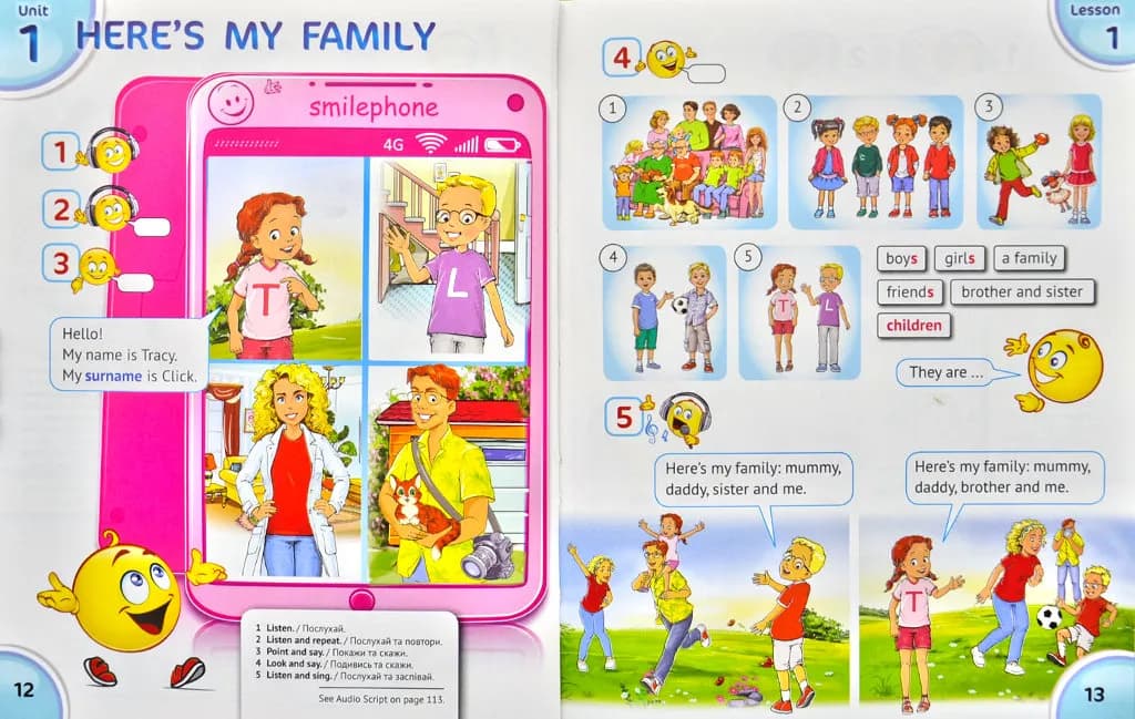 Підручник для 2 класу English with Smiling Sam 2 (з аудіосупроводом та мультимедійною інтерактивною програмою) — мініатюра 5