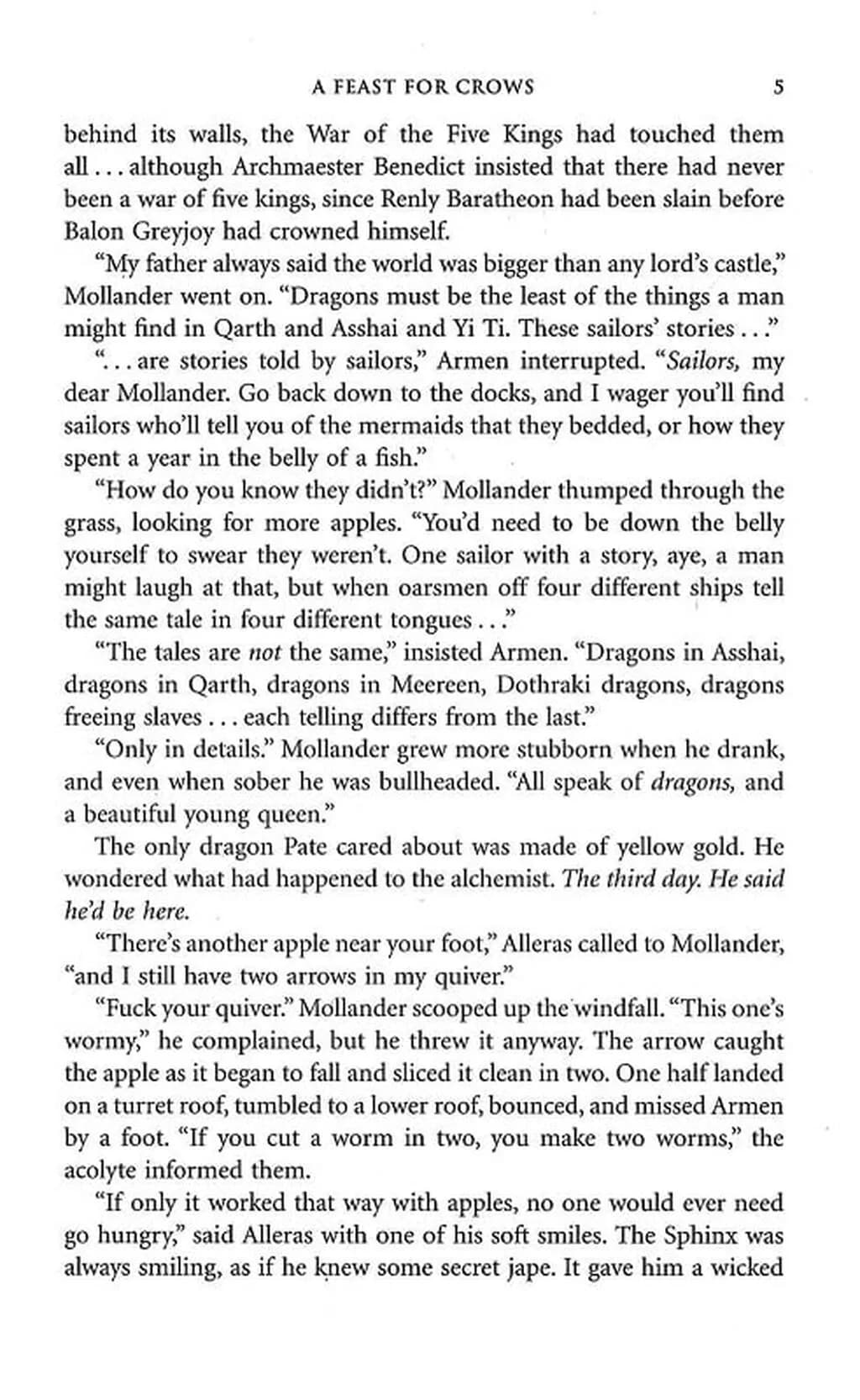 A Feast for Crows. A Song of Ice and Fire. Book 4 — мініатюра 5
