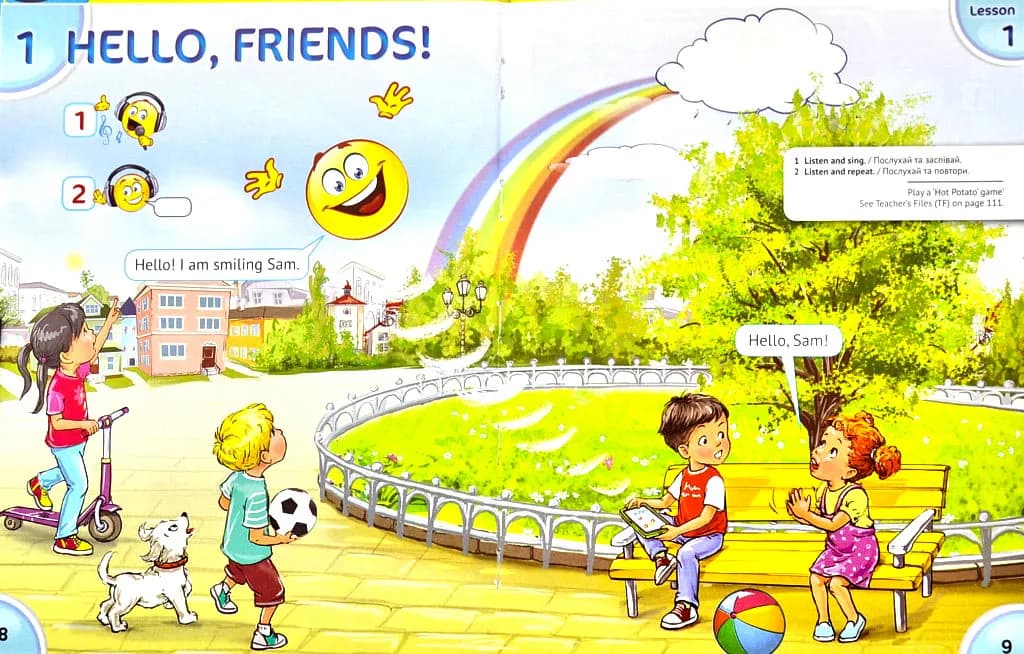 English with Smiling Sam 1. Підручник для 1 класу — мініатюра 5