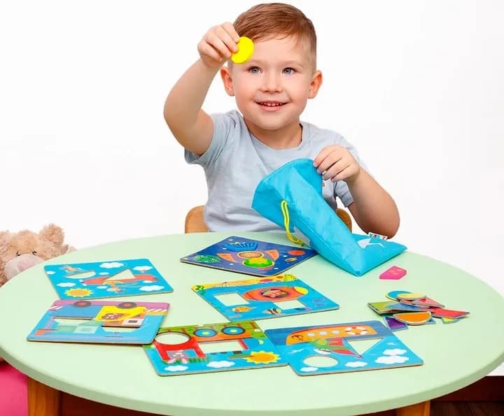 Дерев'яна мозаїка Vladi Toys Транспорт (ZB2002-06) — мініатюра 5