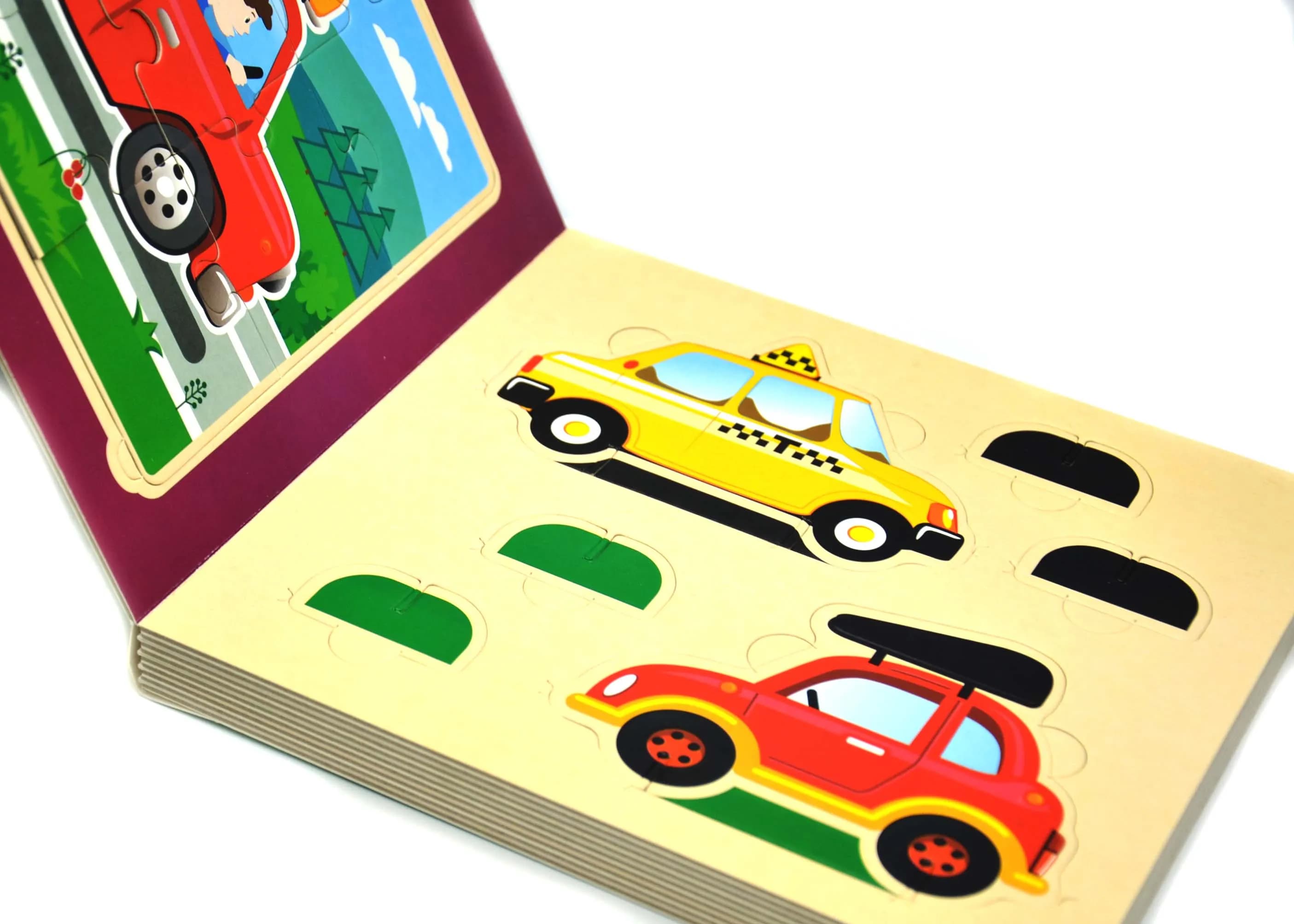 Книжка-пазл 3D Автомобілі — мініатюра 3