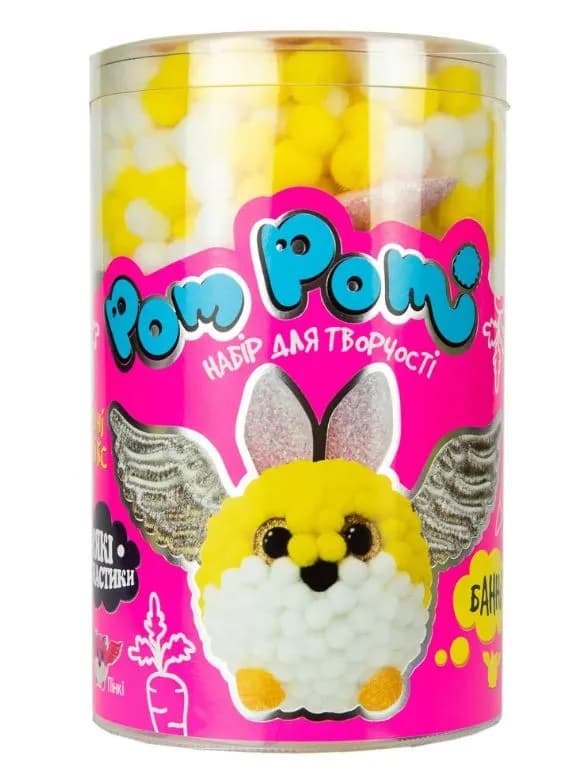 Набір для творчості 32016 (укр) Pom pom Банні 16х10 см