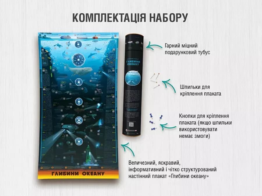 Розумний плакат 'Глибини океану' — мініатюра 6
