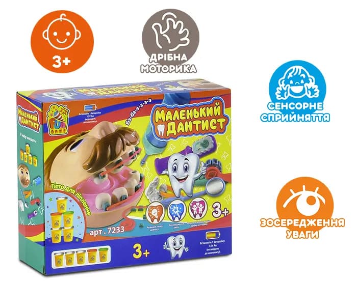 Гра 7233 Маленький дантист в коробці FUN GAME — мініатюра 3