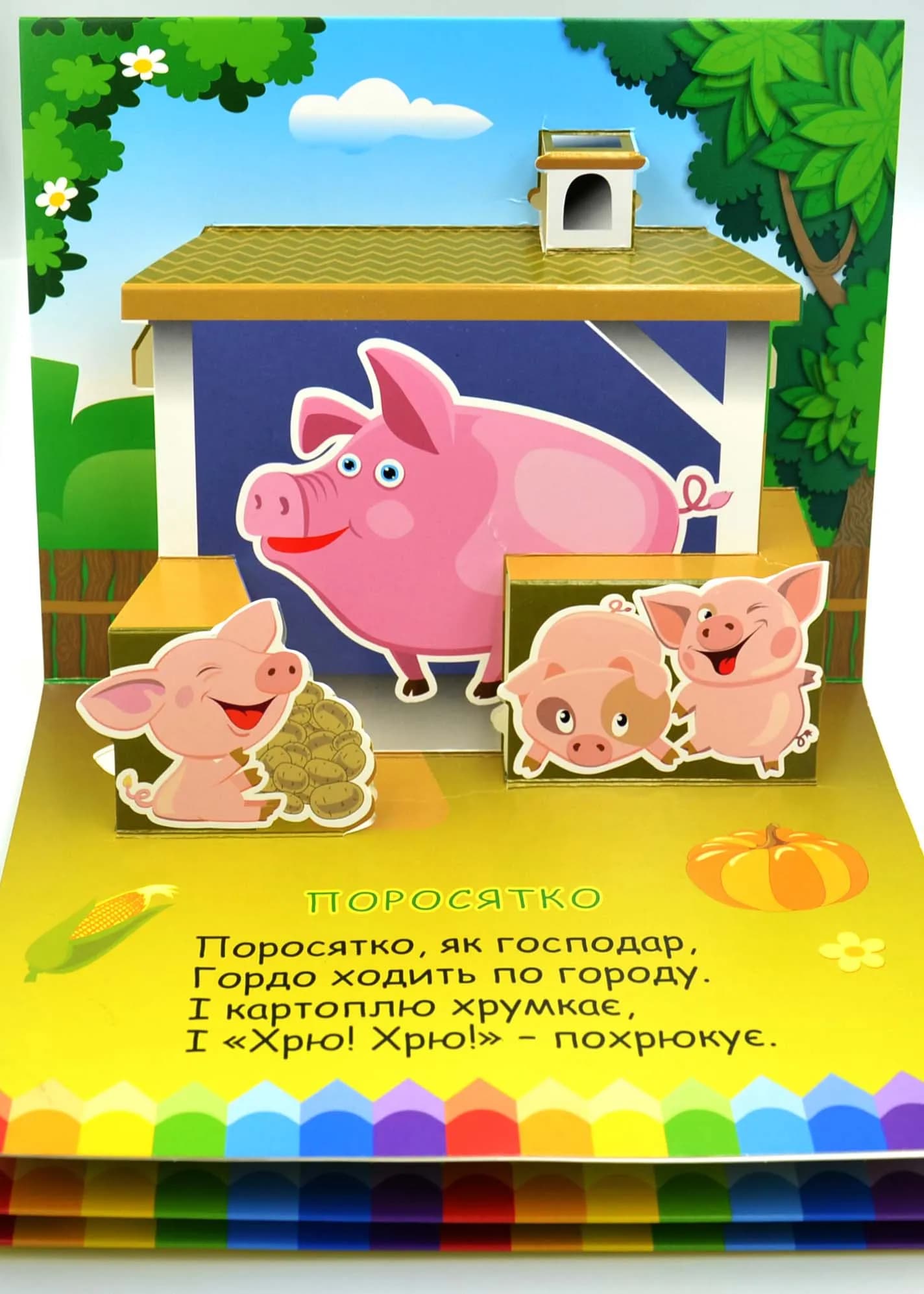 Книга-панорамка. Хто живе у селі — мініатюра 3