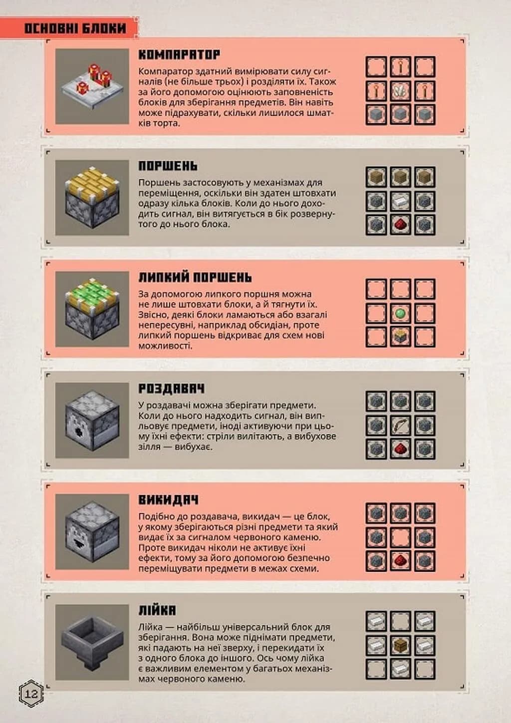 MINECRAFT Посібник червоного каменю — мініатюра 6