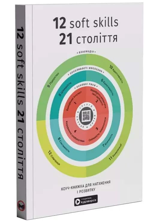 12 soft skills 21 століття. Коуч-книжка для натхнення і розвитку. Збірние самарі укарїнською мовою + аудіокнига